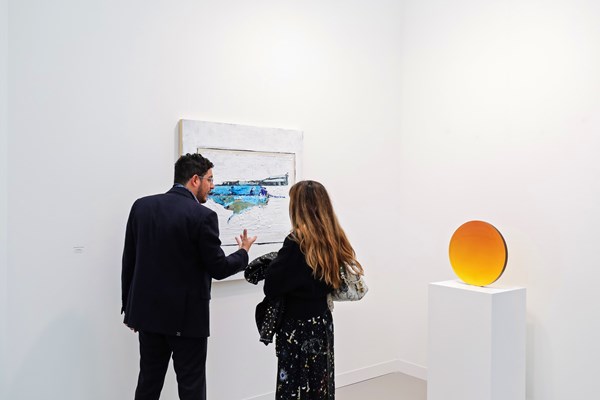 Almine Rech Gallery, Frieze London (4–7 October 2018). Courtesy Ocula. Photo: Charles Roussel.